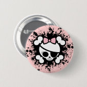 Badge Rond 5 Cm Floc d'aquarium populaire (Devant & derrière)