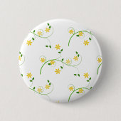 Badge Rond 5 Cm Flore et Fleurs (Devant)