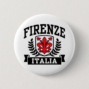 Badge Rond 5 Cm Florence Italia