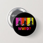 Badge Rond 5 Cm Florence Nightengale Dons "WWFD?" (Devant & derrière)