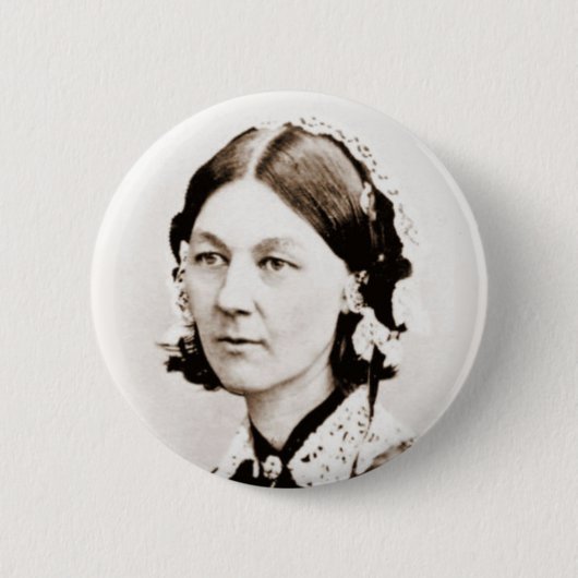 Badge Rond 5 Cm Florence Nightingale (Devant)
