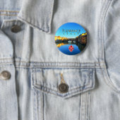 Badge Rond 5 Cm Florence - Ponte Vecchio (En situation)