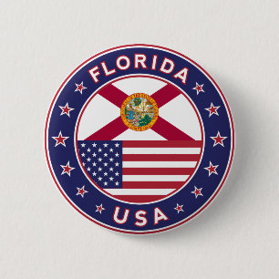 Badge Rond 5 Cm Floride