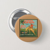 Badge Rond 5 Cm Floride Cowboy (Devant & derrière)