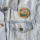 Badge Rond 5 Cm Floride Cowboy (En situation)