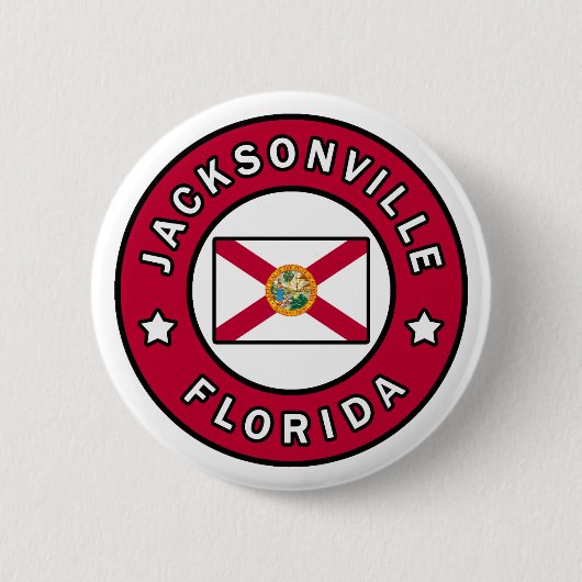 Badge Rond 5 Cm Floride de Jacksonville (Devant)