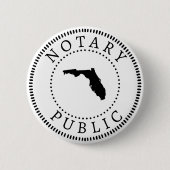 Badge Rond 5 Cm Floride Notaire public (Devant)