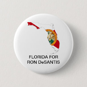 Badge Rond 5 Cm FLORIDE pour Ron De Santis GOVERNOR Button