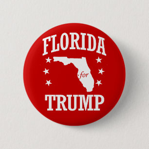 BADGE ROND 5 CM FLORIDE POUR TRUMP