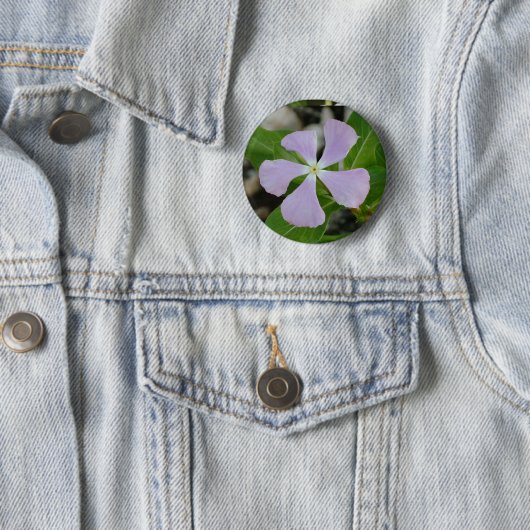 Badge Rond 5 Cm Flower power (En situation)
