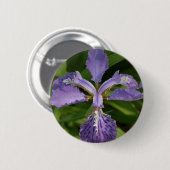 Badge Rond 5 Cm Flower power (Devant & derrière)