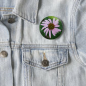 Badge Rond 5 Cm Flower power (En situation)