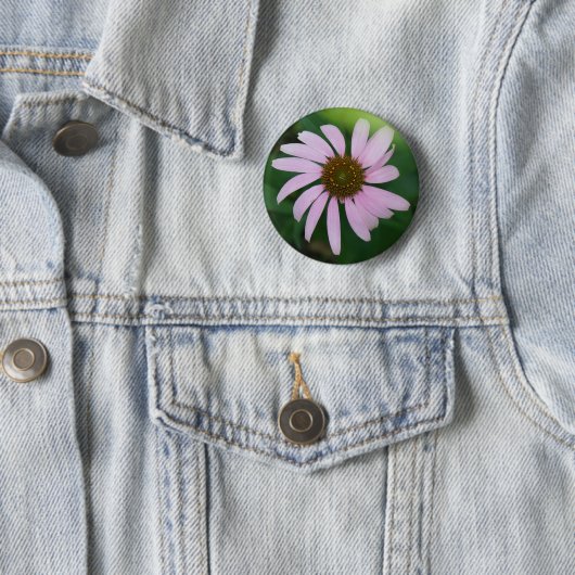 Badge Rond 5 Cm Flower power (En situation)