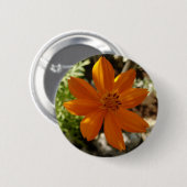 Badge Rond 5 Cm Flower power (Devant & derrière)