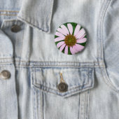 Badge Rond 5 Cm Flower power (En situation)