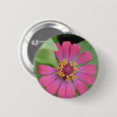 Badge Rond 5 Cm Flower power (Devant & derrière)
