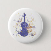 Badge Rond 5 Cm flowerfiddle (Devant)