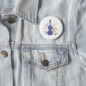 Badge Rond 5 Cm flowerfiddle (En situation)