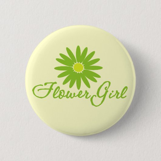 Badge Rond 5 Cm Flowergirl Daisy (Devant)