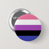 Badge Rond 5 Cm fluide gendarme simple (Devant & derrière)