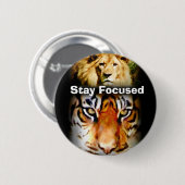 Badge Rond 5 Cm Focus & Courage_ (Devant & derrière)