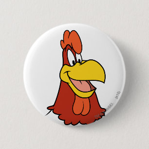 Badge Rond 5 Cm Foghorn Leghorn Closeup