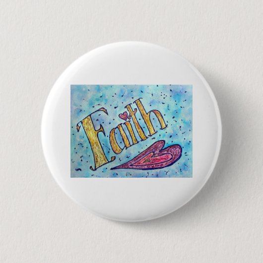 Badge Rond 5 Cm Foi (Devant)