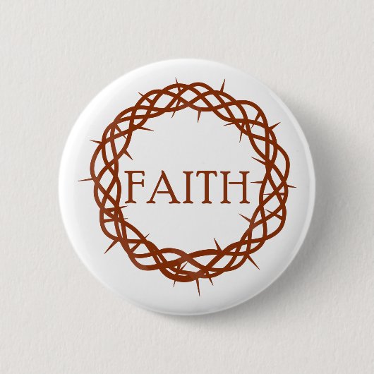 Badge Rond 5 Cm Foi (Devant)