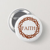 Badge Rond 5 Cm Foi (Devant & derrière)
