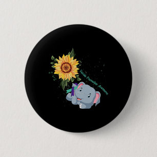 Badge Rond 5 Cm Foi éléphante Espoir combattre l'amour Prévention
