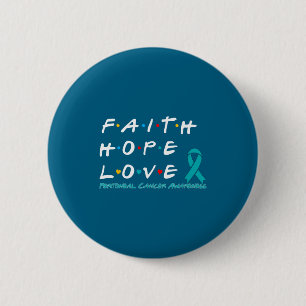 Badge Rond 5 Cm Foi Espoir Amour Œuvres d'art sur le cancer périto