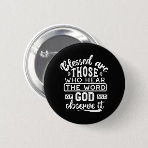Badge Rond 5 Cm Foi et obéissance – Écriture inspirante