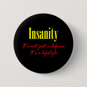 Badge Rond 5 Cm Folie - ce n'est pas simplement une défense