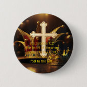 Badge Rond 5 Cm Folie contre sagesse (Devant)