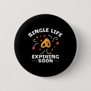 Badge Rond 5 Cm Folle soirée de Bachelor Bachelorette célibataire