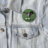 Badge Rond 5 Cm Fonctionnement miniature de poulain (En situation)