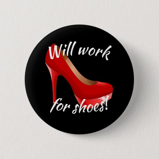 Badge Rond 5 Cm Fonctionnera pour les chaussures haute talons (Devant)