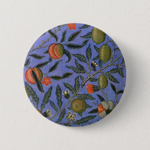 Badge Rond 5 Cm Fond d'écran de la grenade William Morris