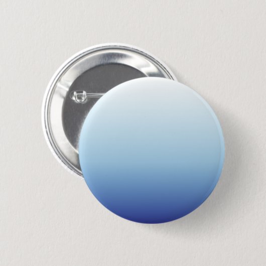 Badge Rond 5 Cm Fond dégradé bleu minimal (Devant & derrière)