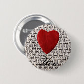 Badge Rond 5 Cm Fond du tissu (Devant & derrière)