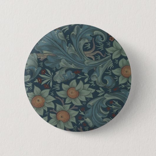 Badge Rond 5 Cm Fonds d'écran Motif William Morris Orchard (Devant)