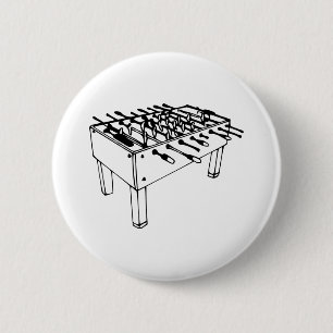 Badge Rond 5 Cm Foosball - le football de Tableau