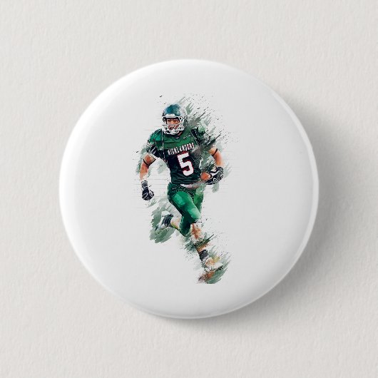 Badge Rond 5 Cm Football (Devant)