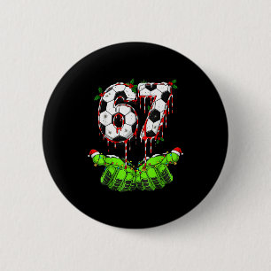 Badge Rond 5 Cm Football 67 Six Seven Drôle Gen Alpha Meme Drip Ch
