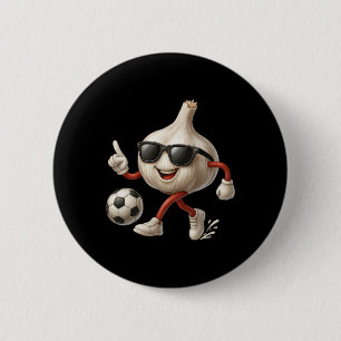 Badge Rond 5 Cm Football à l'ail