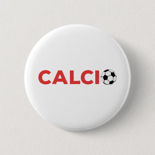 Badge Rond 5 Cm Football de Calcio
