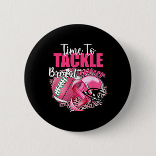Badge Rond 5 Cm Football Survivant Temps De Lutter Contre Le Cance