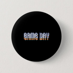 Badge Rond 5 Cm Football Vintage Jour de Match Rétro Football Voll
