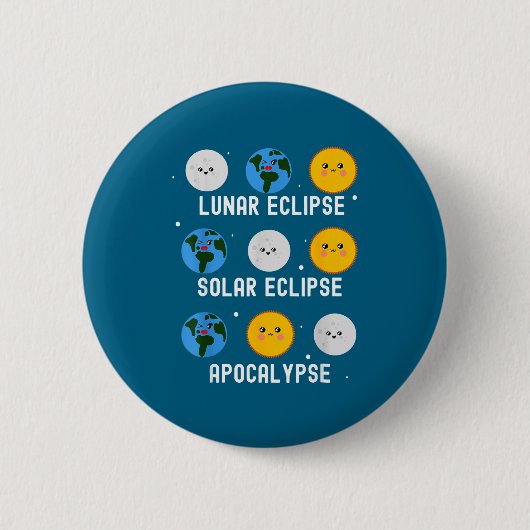 Badge Rond 5 Cm For Solar Eclipse 04 08 24 (Devant)