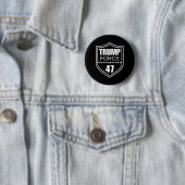 Badge Rond 5 Cm Force 47 Ultra Maga Plus Que Jamais Ne Céder (En situation)